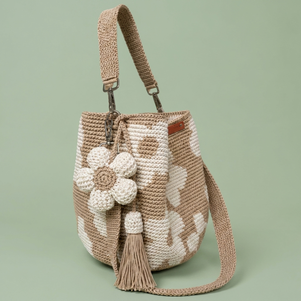 Crochet Flower Bag