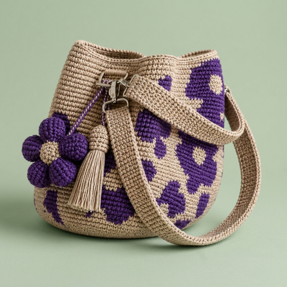 Crochet Flower Bag