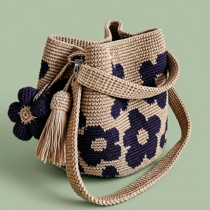 Crochet Flower Bag